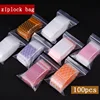 Mini Cute Cheaper Plastic Zipper Print Bags, Ziplock Packaging Pouches Jewelry Candy Pill Pack 3.5x5cm  Thick 0.24mm 4