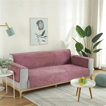

Nordic Solid Color Sofa Chair Cover Pet Dog Cat Couch Protector Mat Washable Removable Armrest Slipcovers for 1/2/3 Seater Sofas