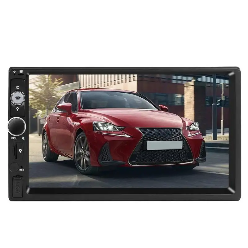 7 дюймов 2 Din Android 9,0 4 ядра автомобильная стереосистема Bluetooth gps WI-FI MP5 плеер