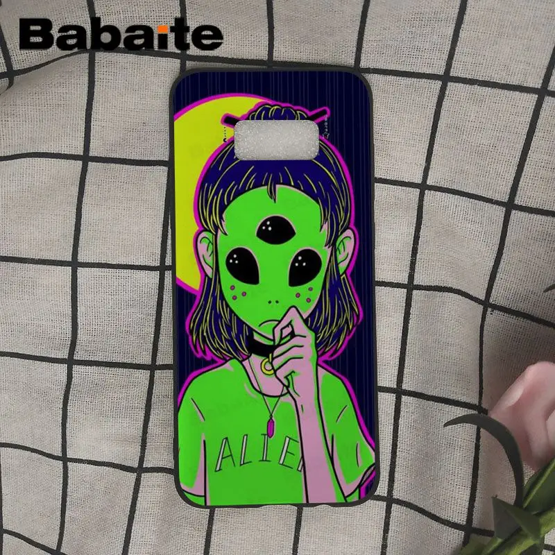 cartoon alien space