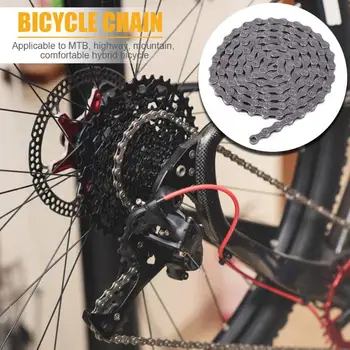

Durable Bicycle Chains Multi-function HG95 Bicycle Chain Quick Connector 116 Links 10/30 Speed MTB Bike Cycling Chain