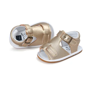 

2018 New Style Summer BabyToddler Newborn Baby Shoes Kids Crib Baby Soft Rubber-soled Baby Shoes Outdoor Shoe Buckle S2