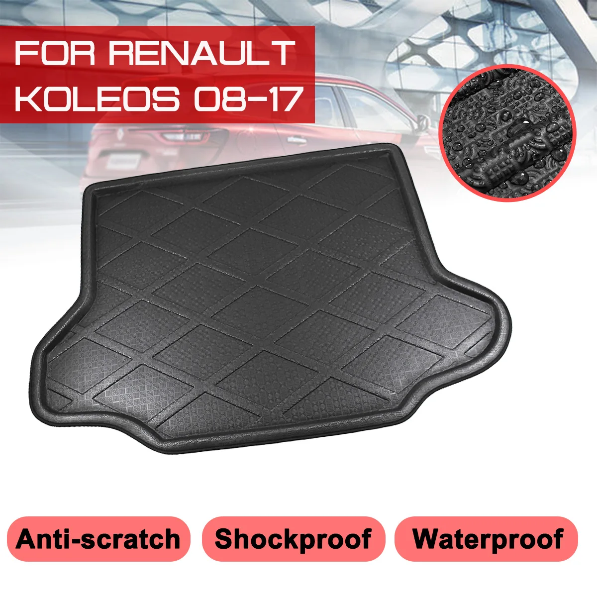 Для Renault Koleos 2008 2009 2010 2011 2012 2013 2017 автомобильный напольный коврик защита от