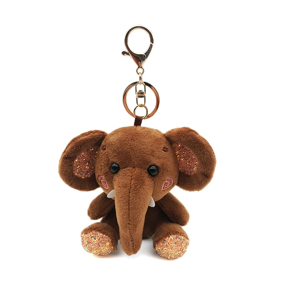Милый слон плюшевая Мягкая Мини кукла подвеска брелок держатель сумка Декор животные пушистый медведь игрушка Подарки