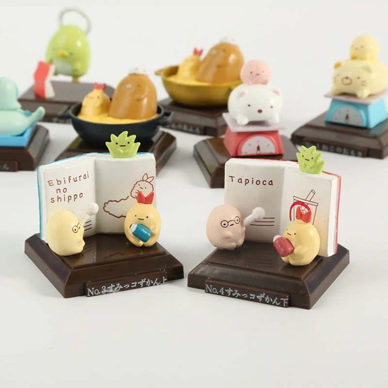 8 Pc Cute cartoon sumikko gurashi Doll Decoration Hand-made Model Cartoon Blind Box Gift-4