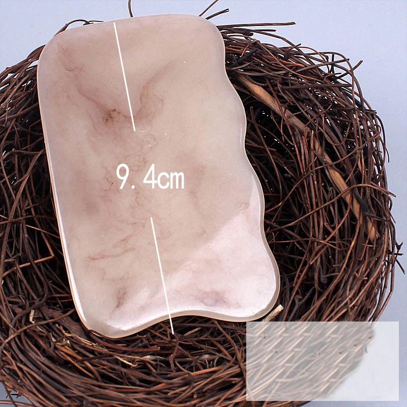 Resin Guasha Scraping Massage Scraper Face Neck Skin Massager Acupuncture Gua Sha Board Acupoint Face Eye Care SPA Massage Tool