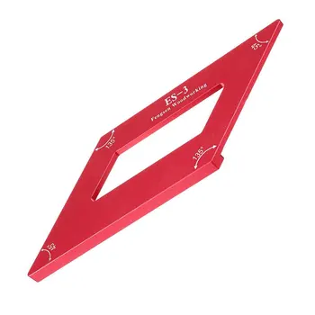 

Parallel Ruler 45 Degree Accurate Small Tool Woodworking Scriber Measuring With Base Marking Angle Line Durable Carpentry