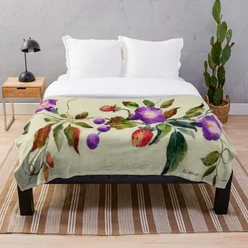 

Drop Shipping Printed Throw Blanket Sherpa Fleece Soft Blanket Flannel Rug Home Decoration For Bed Vintage Charm