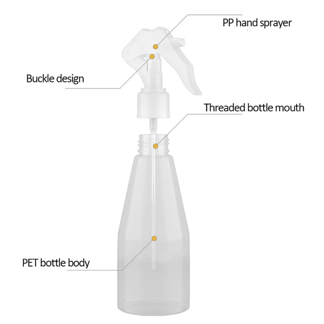 Növényi Mister Spray -Palack Palack Spricces Műanyag Palackok Kültéri Beltéri House Kerti Növények 200 Ml - Image 5