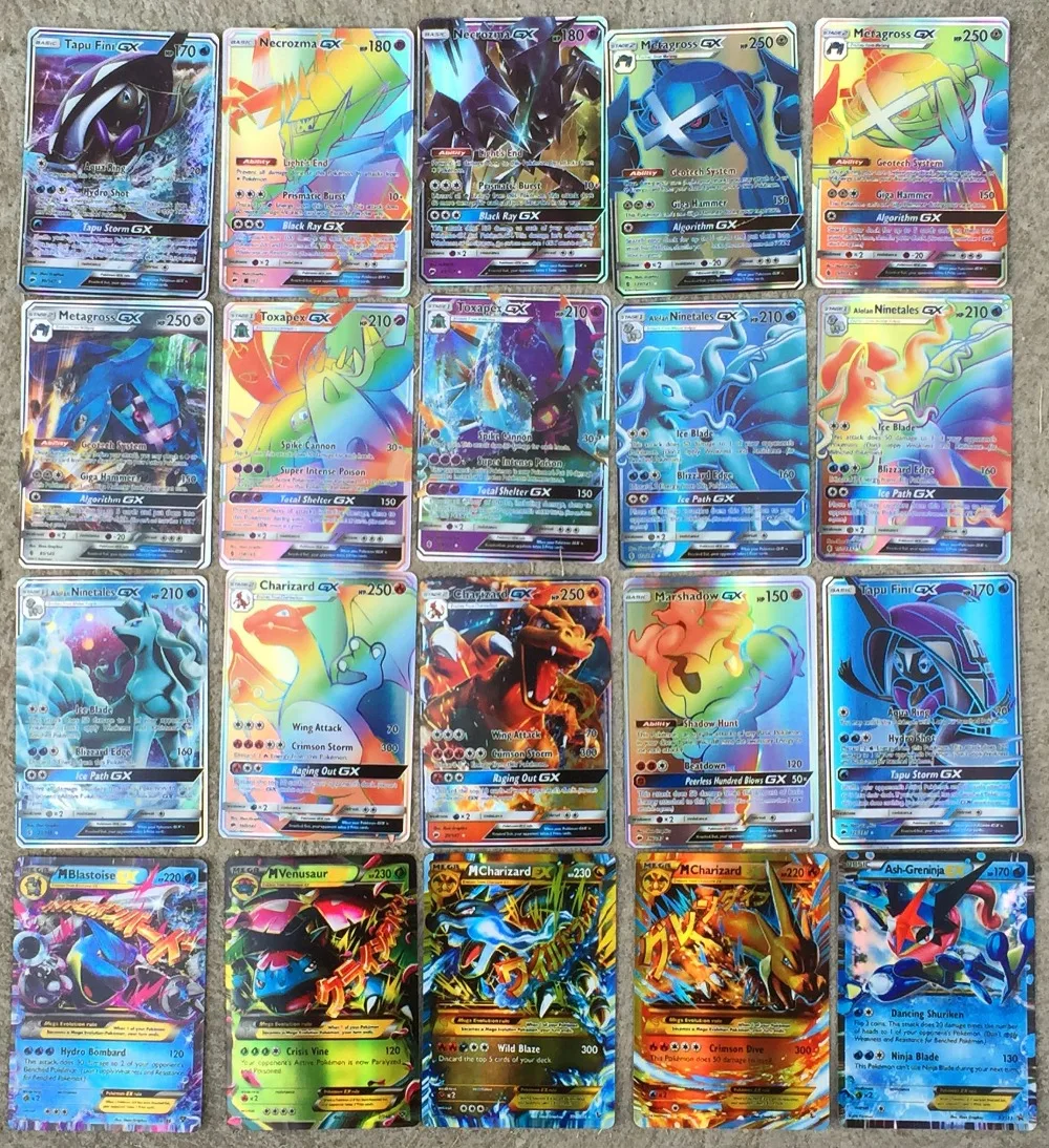 Новые карты 200B шт 80 команда+ 120 GX ультра зверь TCG блестящие карты игры битва торговые карты для детей игрушки Рождество