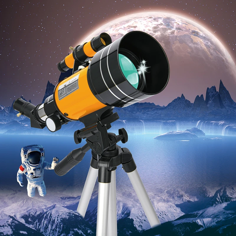 Мощный астрономический телескоп 150 раз зум HD мощный портативный штатив ночное