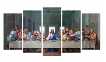 

5D pçs/set Diy Diamante Pintura Wall Art O Último Jantar Jantar Pintura Diamante Bordado Imagem Em Mosaico Padrão de Strass