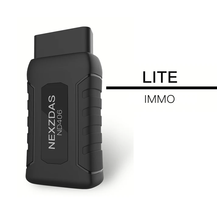 HUMZOR NEXZDAS ND406 OBD Авто ключ программист иммобилайзер универсальный автомобильный диагностический инструмент OBD2 автомобильный код считыватель сканер - Цвет: Lite
