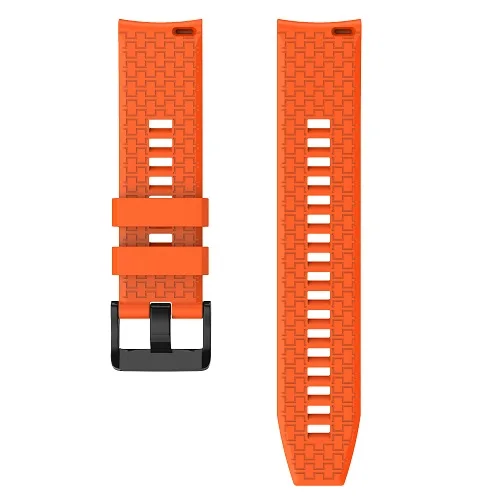 Ktab силиконовый ремешок для часов huawei GT Watch Band/samsung Galaxy Watch 46 мм/gear S3 Band 22 мм спортивные силиконовые браслеты ремешки Браслет ремешок аксессуар для Galaxy S4 46 мм часы/Шестерня S3 - Цвет: Оранжевый