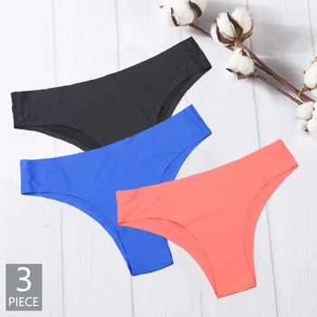 

3pcs/Pack! Hot Woman G-string Panties Spandex Seamless Low-Rise Sexy Thong Lingerie