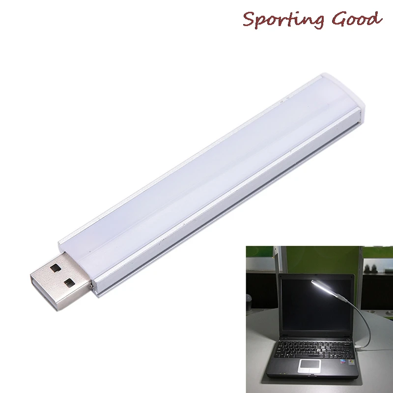 Mini USB LED Light Lamp For Laptop PC Portable Desk Reading Light Bright White