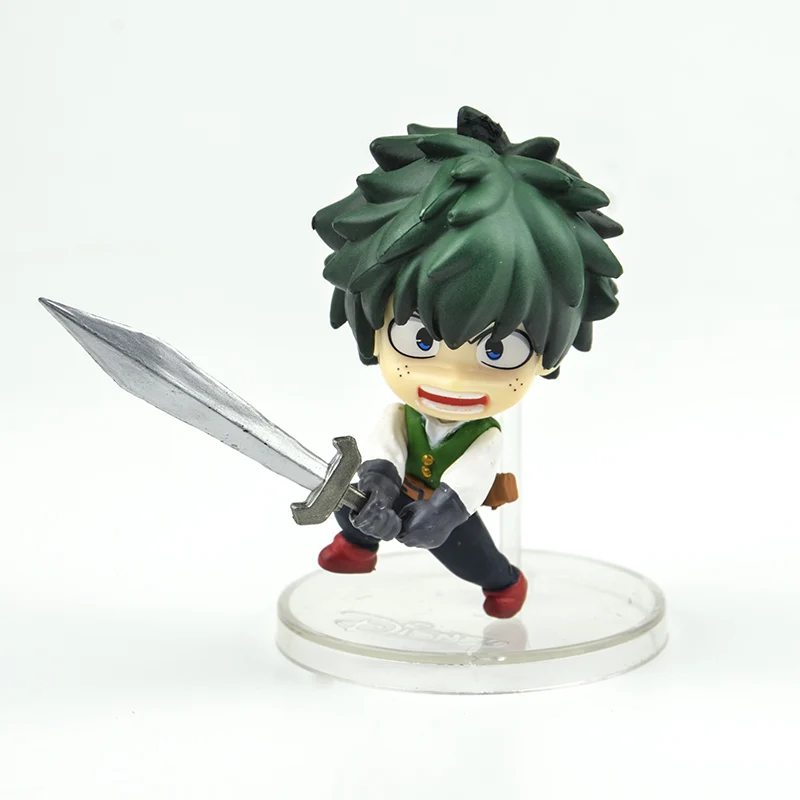 Аниме My Hero Academy knight Drama kawaii Midoriya Izuku Todoroki Shoto Bakugou Katsuki Tenya глухая коробка Фигурки игрушки