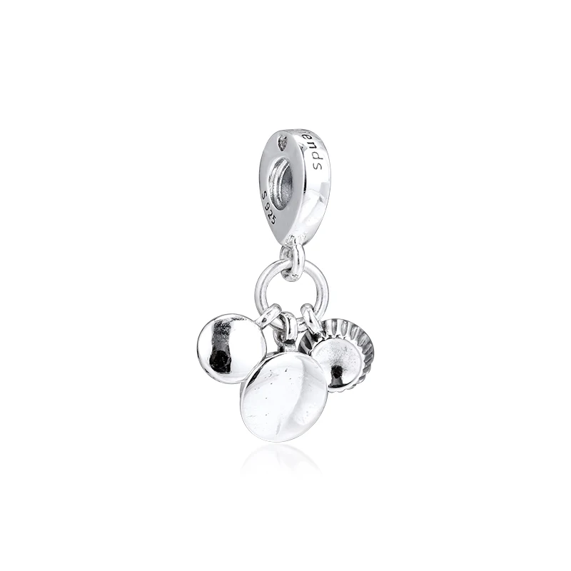 CKK подходит для браслетов Pandora, яичный пирог, молочный чай и ананасовая булочка, подвеска для Подвески для изготовления украшений, серебро 925, оригинальная бусина