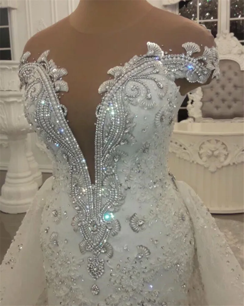 modest-mermaid-wedding-dresses-with-detachable-skirt-shining-sequins-crystals-beads-appliques-sheer-neck-backless-long-bridal-gowns-bc0862 (3)