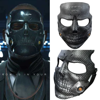 

game death stranded Sam mask cosplay Die-Hardman Mask cosplay resin half face Halloween adult holiday atmosphere play props mask