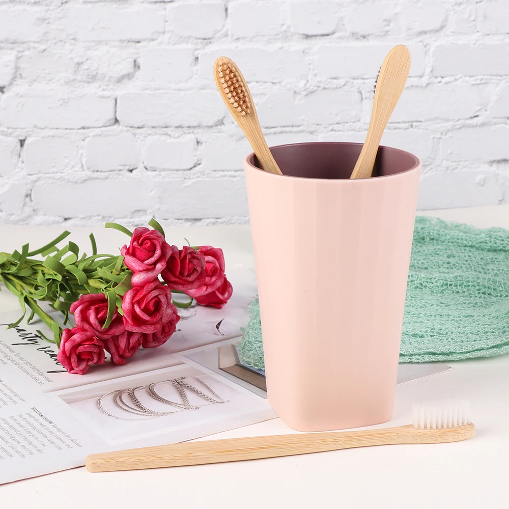 1PC Wooden Toothbrush Solid Bamboo Handle Soft Fibre Eco-Friendly Teeth Brushes Dental Cleaning Adult Oral Care Healthy Products