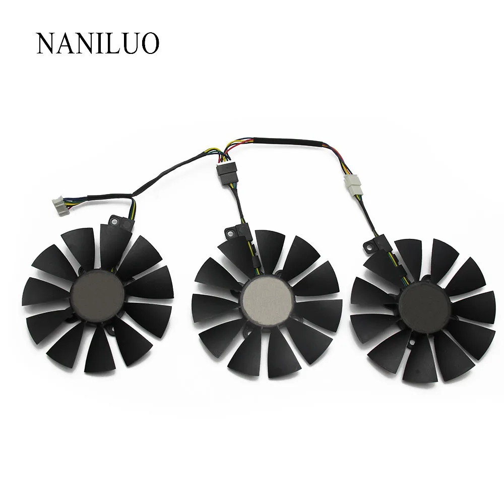 87 мм PLD09210S12HH PLD09210S12M кулер FanFor ASUS STRIX GTX980TI RX480/580 R9 390X/R9 390 GTX 1060 GTX1070 1070Ti 1080Ti игровая