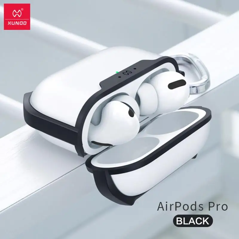 Гарнитура защитный чехол для Apple AirPods Pro Чехол беспроводной Bluetooth чехол для наушников прозрачный чехол защитная коробка