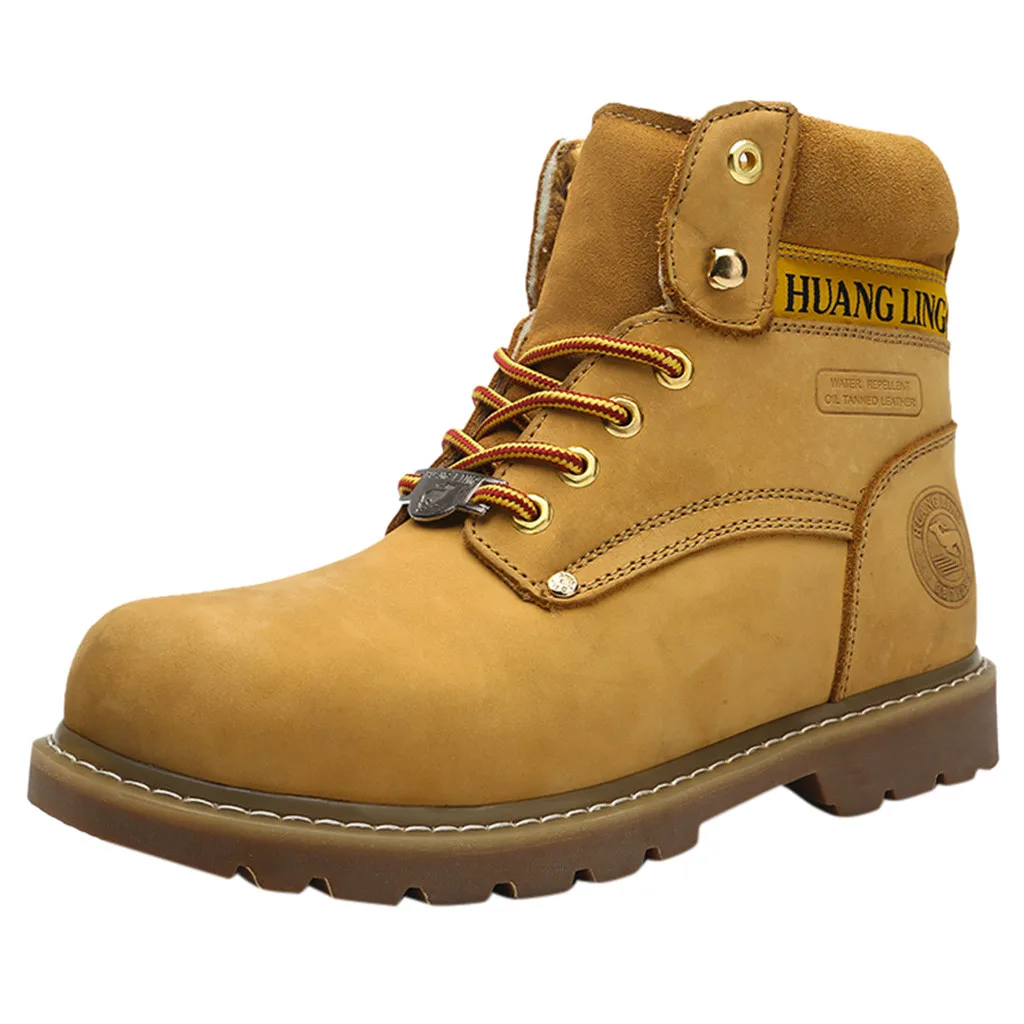Military Tactical Mens Boots New Style Shoelace Ankle Boot Snow Shoe Autumn And Winter High Help Boots Army Work Shoes Plus Size