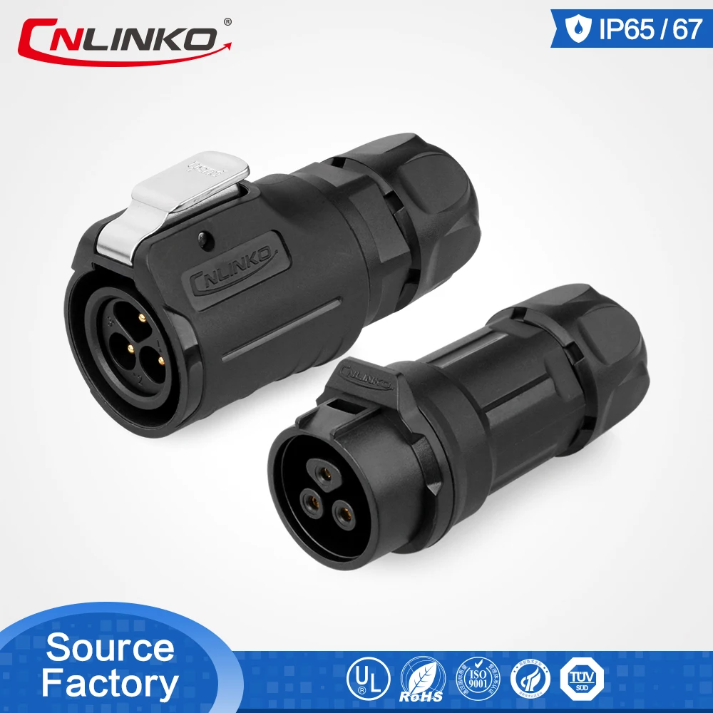 

Hot Selling M16 Connector Top Quality PBT Material Waterproof 3 Pin Electrical Connector