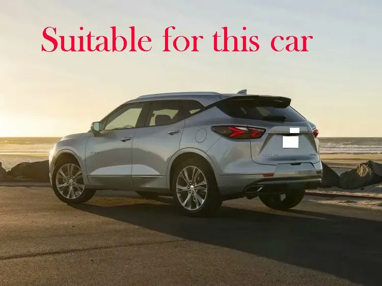 Для Chevrolet Blazer автомобильные аксессуары ABS Хром Передняя противотуманная фара Крышка лампы Отделка литиевая рамка облицовка-наклейка