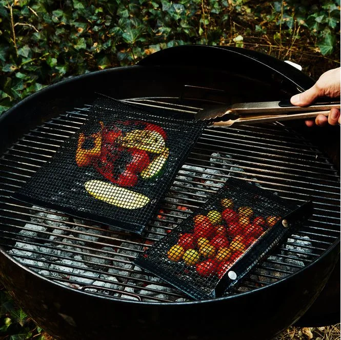 2 Sizes Non Stick Heat Resistance BBQ Mesh Grilling Bag For Outdoor Picnic Grill Barbeque Tool Barbecue Accessories |