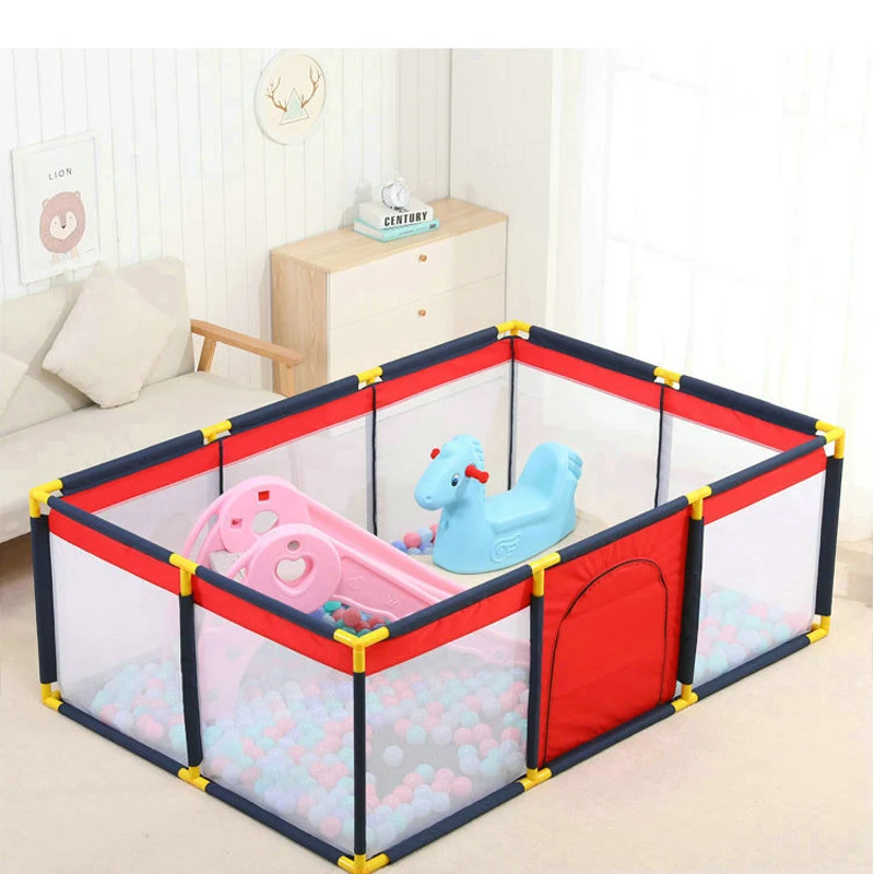 Portable Baby Pool Kids Playpen Folding Baby Fence Children Oxford Cloth Foldable Pool Balls Child Bed Fence
