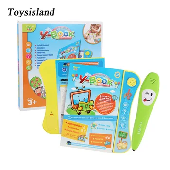 

Early Learning Sound Book Machine Children English Letters Words Colors Animals Electronic Book with Pen Voice Reading Book