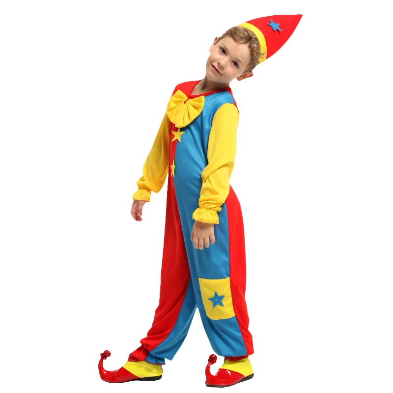 Goede Vakantie Carnaval Verscheidenheid Grappige Clown Kostuums Kerst Volwassen Jongen Meisje Joker Kostuum Cospaly Party Dress Up Clown Pak Kostuums