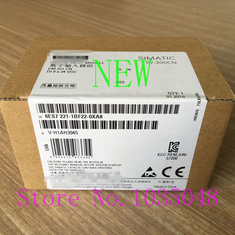 

1PC 6ES7221-1BF22-0XA8 6ES7 221-1BF22-0XA8 New and Original Priority use of DHL delivery