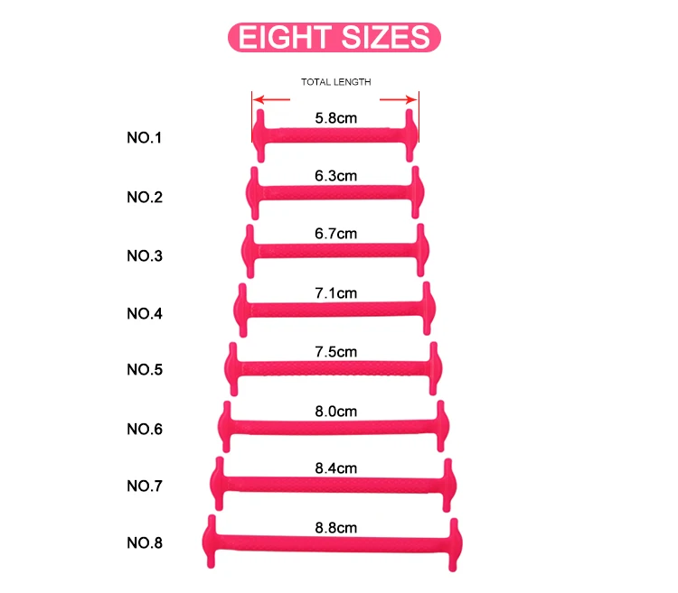 16 шт./партия, силиконовые шнурки, Прочные эластичные шнурки для обуви, без шнуровки, шнурки для мужчин и женщин, набор для кроссовок, кружева