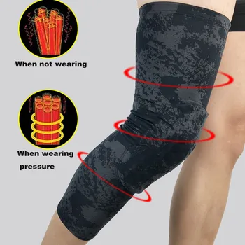

Leg Sleeve Knee Pad Brace Protector Sports Guard Protective Kneepad for Basketball Football Cycling EK-New