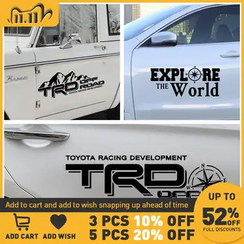 

Beauty trd off road Car Accessories Exterior Reflective Waterproof Vinyl Funny Sticker Accessories For Mazda Cruze Peugeot