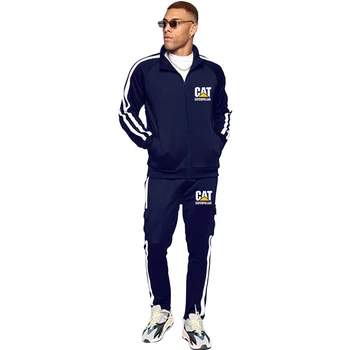 

Jogger Suits for Men Sweat Men's Fashion Casual Sport Suit Men Zipper Coat+Pant Tracksuit Men Brand Clothing Mens Track Suit Set