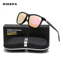 

NIEEPA Brand Sunglasses Unisex Retro Aluminum+TR90 Sunglasses Polarized Lens Vintage Eyewear Sun Glasses For Men/Women