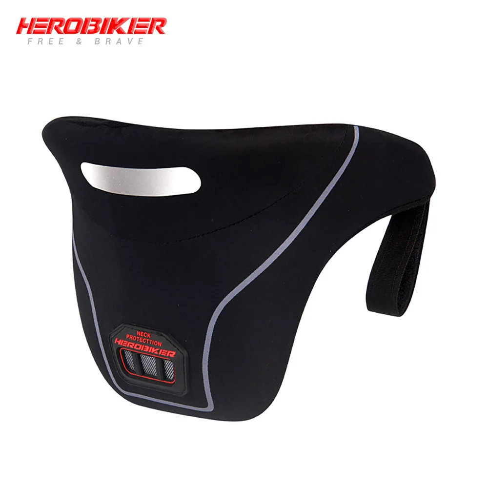 HEROBIKER мотоциклетная защита для шеи для езды на шее защита для мотоциклистов гоночная защита мото поддержка снаряжение для мотокросса - Цвет: MNE1001