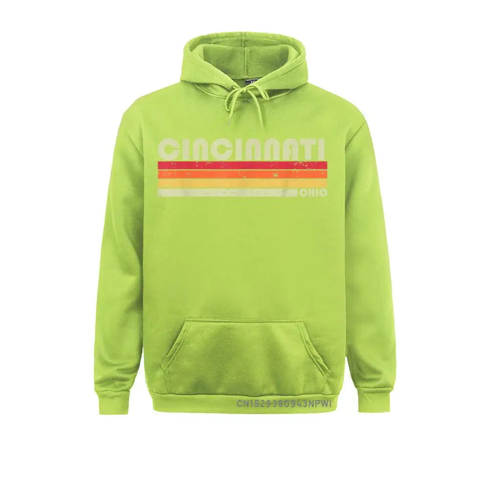 CINCINNATI OH OHIO Funny City Home Roots Gift 70s 80s Pullover Group Sweatshirts High Quality Youth Hoodies Fitness Hoods