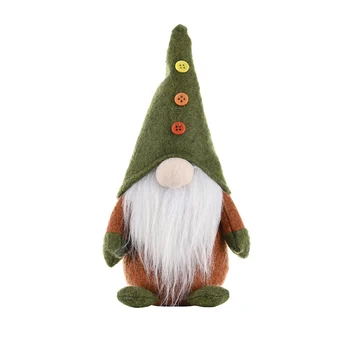 

Festival Decor Holiday Gifts Soft Plush Ornament Desktop Knitted Elf Non Woven Christmas Gnome Bedside New Year Doll Standing