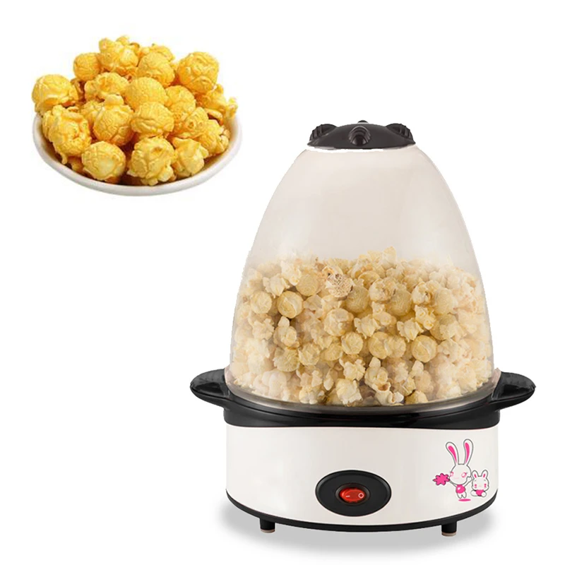 Popcorn Popper Automatic Machine Popcorn Maker Easy To Clean Home Use