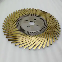 HSS lame de scie à froid, scie circulaire pour les Philippines, Semi slash coq combat, prédécoupée 300x2.0mm, coupe à 7.5mm, 48 pièces 