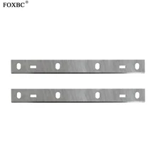  FOXBC 210x22x1.8mm Planer Blade for Scheppach HMS860, HMS 850 (TYP 1), Woodstar PT85 Woodworking Tool 2PCS 