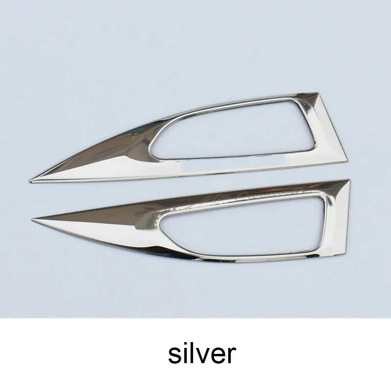 Lsrtw2017 для Chevrolet Cavalier кузова автомобиля fender включение света сторона планки синий аксессуары из нержавеющей стали - Название цвета: silver