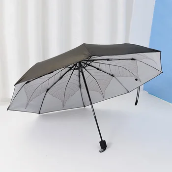 

Folding Umbrella Sunscreen Anti-UV Waterproof Women Umbrellas Parasol Creative Fashion Simple Maple Leaf