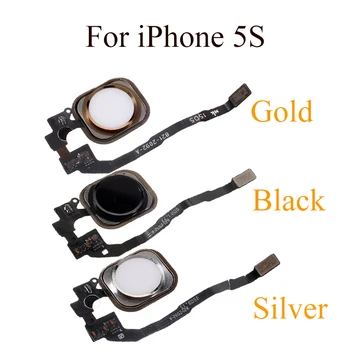 

For iPhone 5S Original Home Button Assembly Flex Cable Sensor Ribbon Complete Spare Parts Replacement for Iphone 5s Home Button