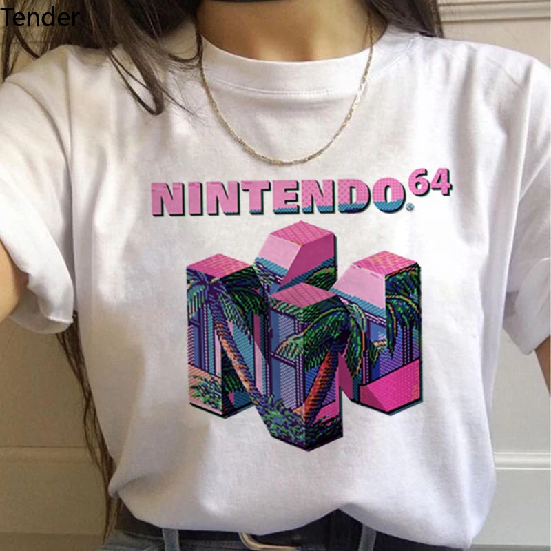 Женская футболка с рисунком Vaporwave летняя в стиле Харадзюку Ullzang смешная размера